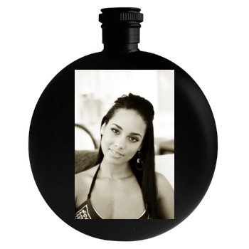 Alicia Keys Round Flask