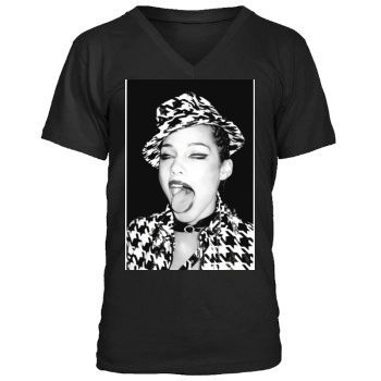 Alicia Keys Men's V-Neck T-Shirt