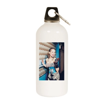 Alicia Keys White Water Bottle With Carabiner