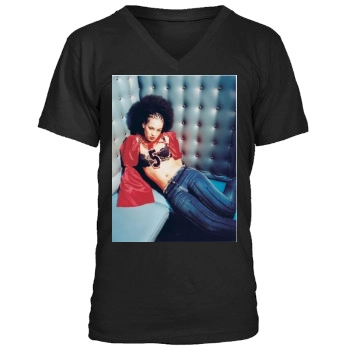 Alicia Keys Men's V-Neck T-Shirt