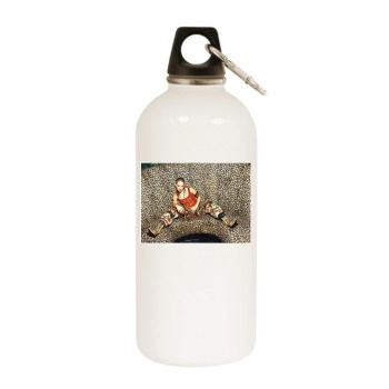 Alicia Keys White Water Bottle With Carabiner