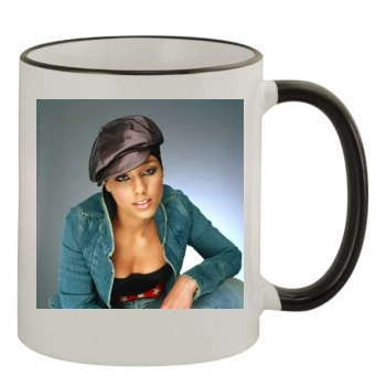 Alicia Keys 11oz Colored Rim & Handle Mug