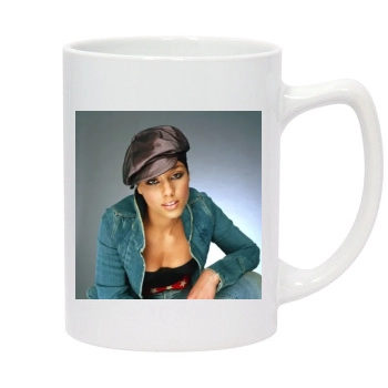 Alicia Keys 14oz White Statesman Mug