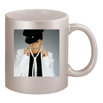 Alicia Keys 11oz Metallic Silver Mug