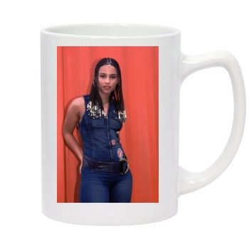 Alicia Keys 14oz White Statesman Mug