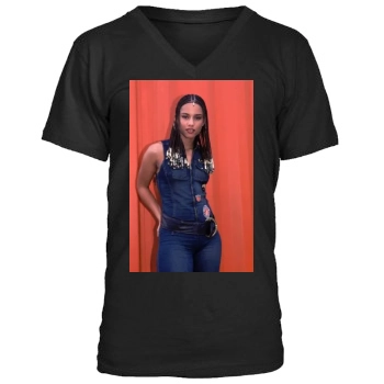 Alicia Keys Men's V-Neck T-Shirt