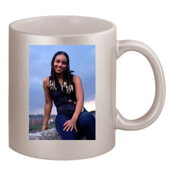 Alicia Keys 11oz Metallic Silver Mug