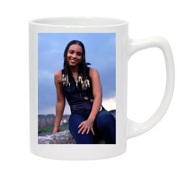 Alicia Keys 14oz White Statesman Mug