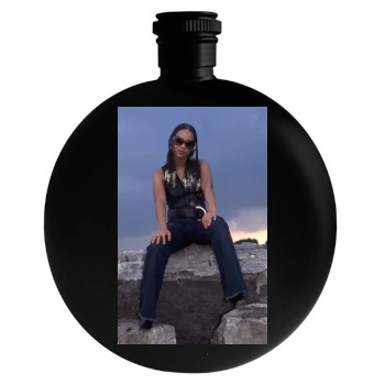 Alicia Keys Round Flask