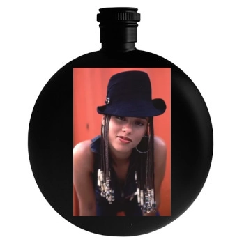 Alicia Keys Round Flask