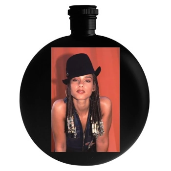 Alicia Keys Round Flask