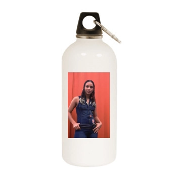 Alicia Keys White Water Bottle With Carabiner