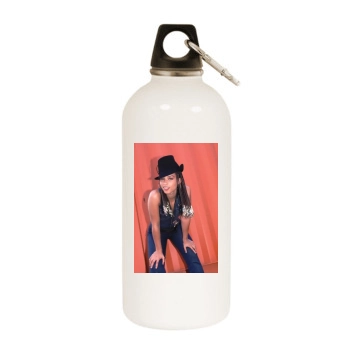 Alicia Keys White Water Bottle With Carabiner