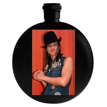 Alicia Keys Round Flask