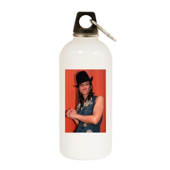 Alicia Keys White Water Bottle With Carabiner