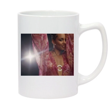 Alicia Keys 14oz White Statesman Mug