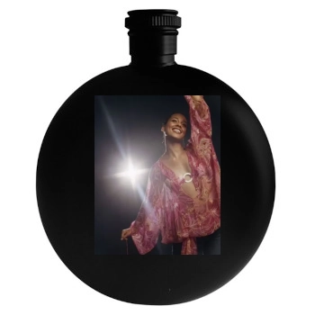 Alicia Keys Round Flask