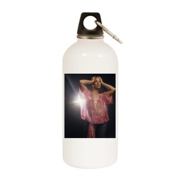 Alicia Keys White Water Bottle With Carabiner