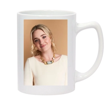 AJ Michalka 14oz White Statesman Mug