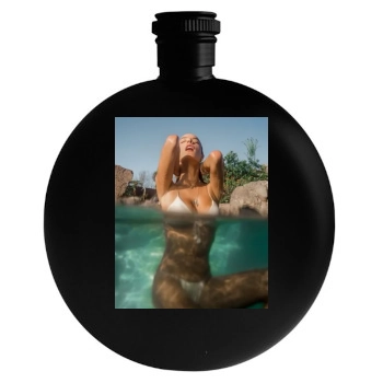 Alessandra Ambrosio Round Flask