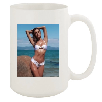 Alessandra Ambrosio 15oz White Mug