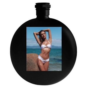 Alessandra Ambrosio Round Flask