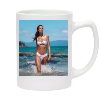 Alessandra Ambrosio 14oz White Statesman Mug