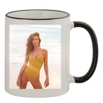 Alessandra Ambrosio 11oz Colored Rim & Handle Mug