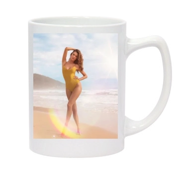 Alessandra Ambrosio 14oz White Statesman Mug