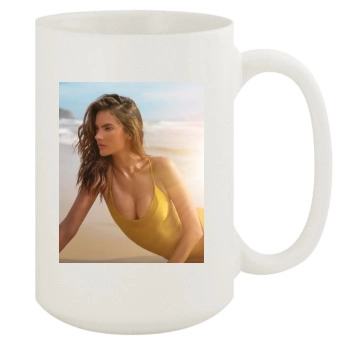 Alessandra Ambrosio 15oz White Mug