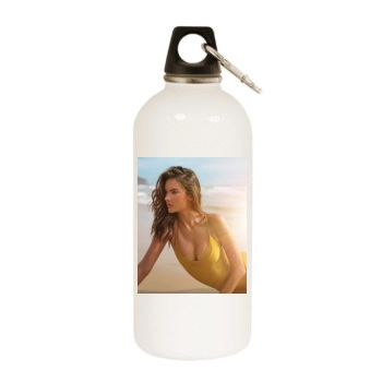 Alessandra Ambrosio White Water Bottle With Carabiner