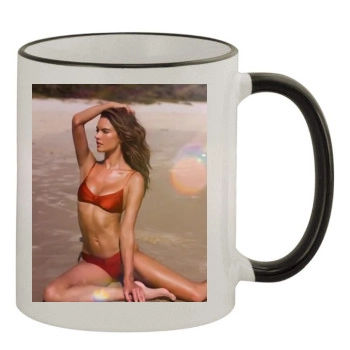 Alessandra Ambrosio 11oz Colored Rim & Handle Mug