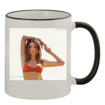 Alessandra Ambrosio 11oz Colored Rim & Handle Mug