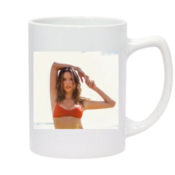 Alessandra Ambrosio 14oz White Statesman Mug