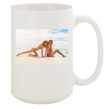 Alessandra Ambrosio 15oz White Mug