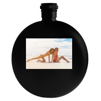 Alessandra Ambrosio Round Flask