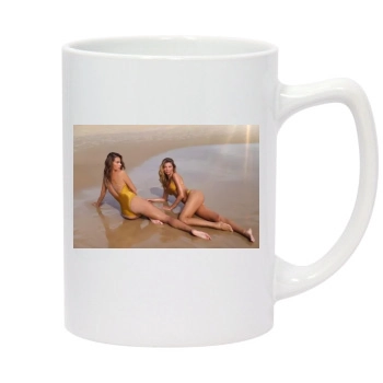 Alessandra Ambrosio 14oz White Statesman Mug