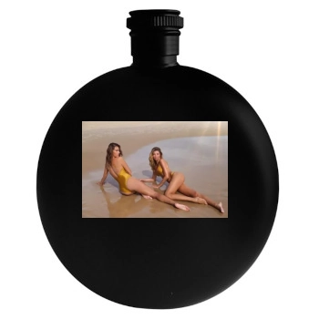 Alessandra Ambrosio Round Flask