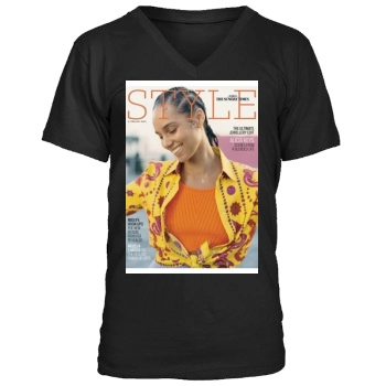 Alicia Keys Men's V-Neck T-Shirt