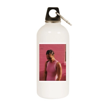 Alicia Keys White Water Bottle With Carabiner