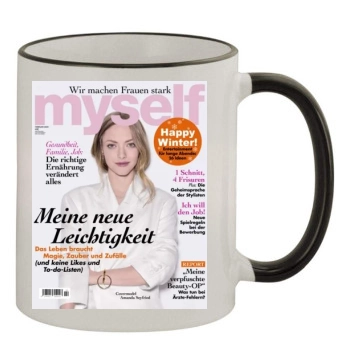 Amanda Seyfried 11oz Colored Rim & Handle Mug