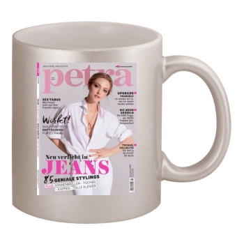 Amanda Seyfried 11oz Metallic Silver Mug