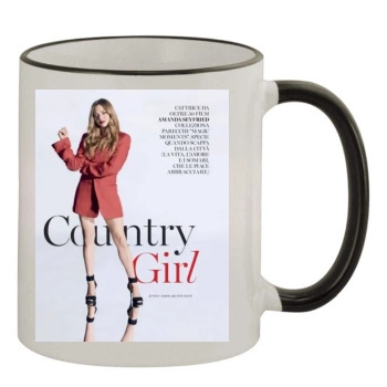 Amanda Seyfried 11oz Colored Rim & Handle Mug