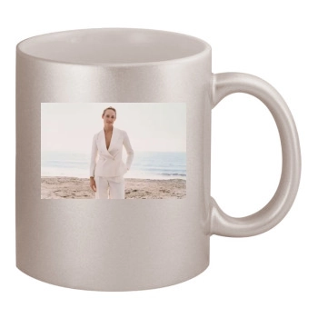 Amber Valletta 11oz Metallic Silver Mug