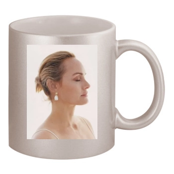 Amber Valletta 11oz Metallic Silver Mug