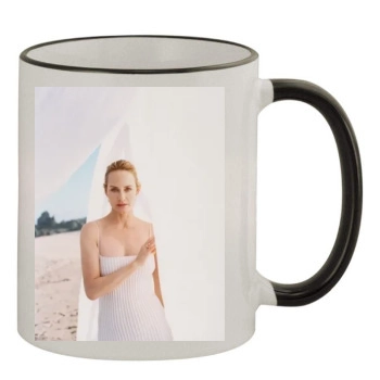 Amber Valletta 11oz Colored Rim & Handle Mug