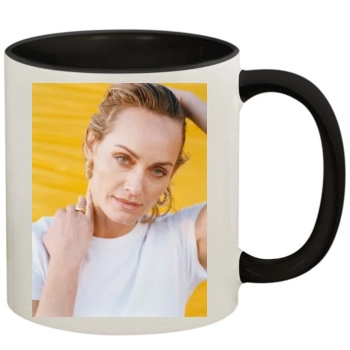 Amber Valletta 11oz Colored Inner & Handle Mug