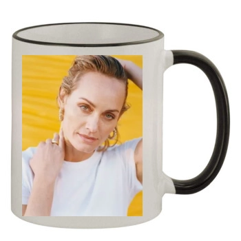 Amber Valletta 11oz Colored Rim & Handle Mug