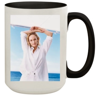 Amber Valletta 15oz Colored Inner & Handle Mug