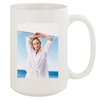 Amber Valletta 15oz White Mug